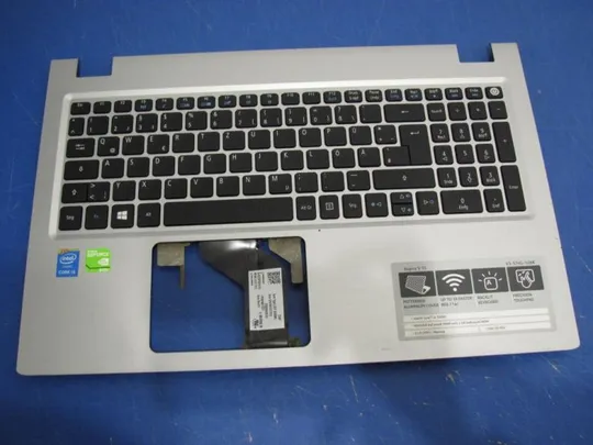868-57 Кришка панель палмрест з клавою EAZRR00301R для ACER V 15 V3-574G оригінал Ціна