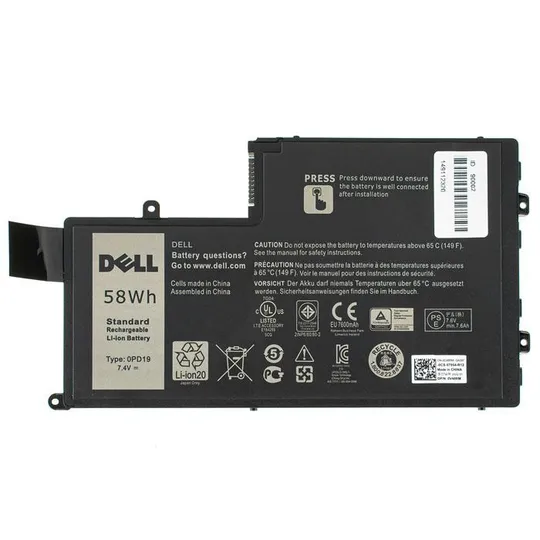 Оригинальная батарея для ноутбука DELL TRHFF (Inspiron 5547, 5445, 5545, 5447, 5448) 7.4V 7600mAh 5 Ціна