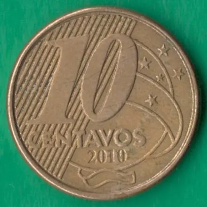 фото, 10 сентаво 2010 року Бразилія [МВ]