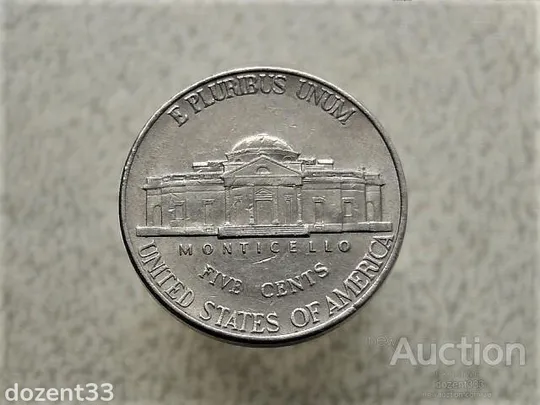 Купити 5 центнів 1999 рік США  &quot; D &quot; Денвер &quot; Джефферсон Нікель &quot; (772)