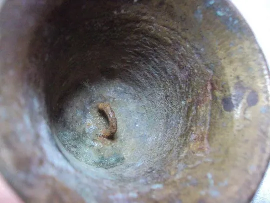 Колокол 5 бронза колокольчик высота 7,2 см, диаметр 7,5 см №11639 Інтернет-аукціон