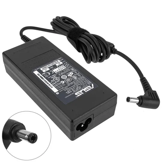 Купити Оригінальний блок живлення для ноутбука ASUS 19V, 4.74A, 90W, 5.5*2.5мм, black, RECTANGULAR