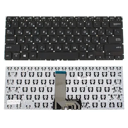 фото, Клавіатура для ноутбука ASUS (X412 series) rus, black, без фрейма