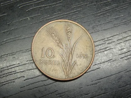 фото, 10 курушів Туреччина 1973