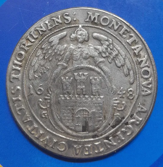 Купити Польща 1648 р. Талер ВЛАДИСЛАВ IV Ваза ТОРВНЕНСІС.  Копія.