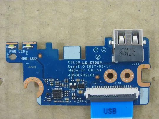 43-46 плата USB LS-E795P NBX00026E00 для HP 250 255 G6 Pavilion 15-BS 15-BW 15-BU оригінал Де купити