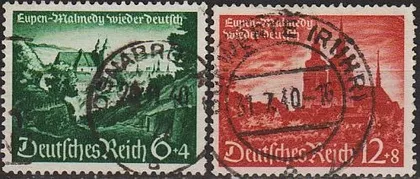 фото, 1940 - Рейх - Ейпен і Малмеді Mi.748-49  _7.50 €