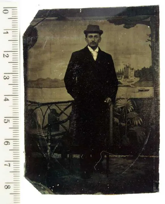 Купити Ферротип ferrotype Модник 1880-90-ті рр. Germany