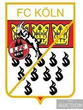 фото, значок футбол  ФК Кельн Германия   (серия герб города и эмблема клуба)