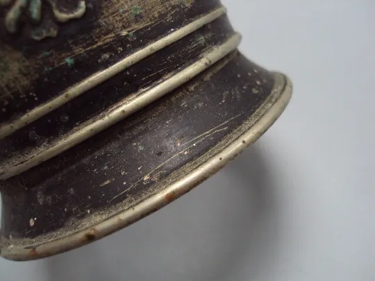 Подстаканник МПС Артель мосювелир мельхиор узор цветы высота 7,6 см, диаметр 6,8 см №15453А Торговий майданчик