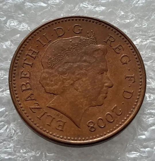 (818) 1 пенні 2008 Великобританія - 2 види реверса!!! - 2 монети в хорошому стані (1 пенни 2008 Великобритания) Інтернет-аукціон