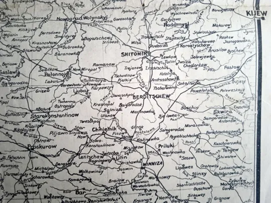 Мапа всіх театрів військових дій Перша світова, вересень 1915  (оригінал) Німеччина Де купити