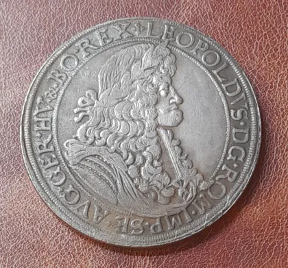 фото, Сілезійський талер 1683 Король Леопольд I. Копія.