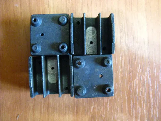 Радіатори для транзисторів(6)  КТ814 - 819 ПАРА З аукціону