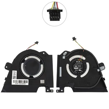 фото, Оригінальний вентилятор для ноутбука ASUS (GX551 series), 12V, (GPU FAN), (13NR04N0P03011)