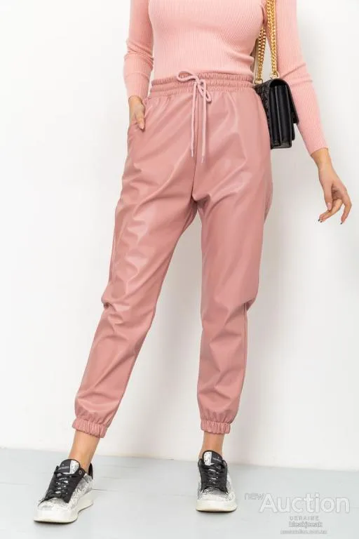 Лосины женские на флисе, цвет пудровый, 164R150 Ціна