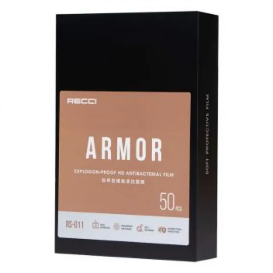 НАБОР Гидро-гель Пленка Recci Matte 3A RS-009 50 шт Мат + QR Hoco Цвет Прозрачный Ціна