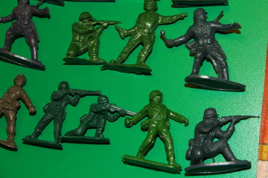 німці солдати 50-54мм Китай НАБІР З аукціону