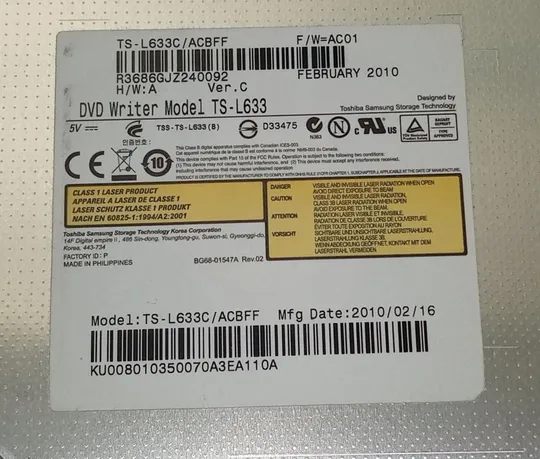 DVD-RW привод з ноутбука ACER ASPIRE 7551G TS-L633 Де купити