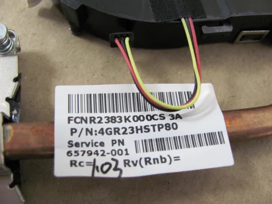 437-3 система  охолодження 657942-001 646578-001  для   HP Pavilion G7-1000 G4-1000 G6-1000 оригінал Де купити