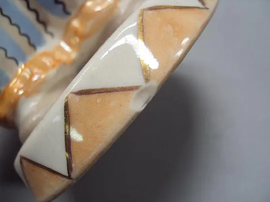 Карандашница фарфор Кисловодск фигура Клоун с карманами 1970-1980 гг. подставка для ручек №14218 Інтернет-аукціон