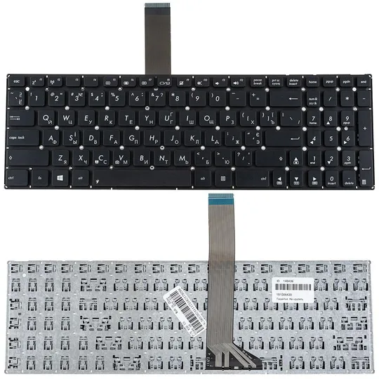 Клавіатура для ноутбука ASUS (A56, K56, S56, S505, S550, R505) ukr, black, без фрейма Ціна