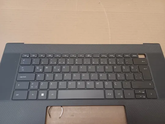 номер1056-6 Кришка панель палмрест 00DJYF клавіатура робоча для DELL XPS 17 9720 Precision 5770  топкейс Верхня панель палмрест cover-C оригінал З аукціону