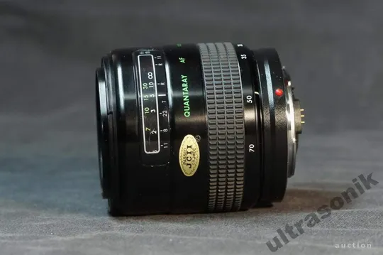 Об&#039;єктив Quantaray (Sigma) 28-70mm/3.5-4.5 AF для Olympus Multi-Coated Ф52mm Japan Вживане З аукціону