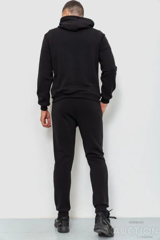 Спорт костюм мужский двухнитка, цвет черный, 119R200-5 Продаж