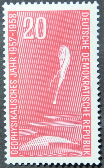 фото, ГДР Космос Геофизический год 1957