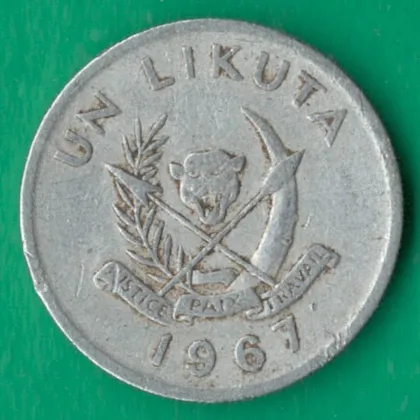 фото, 1 лікута 1967 року Конго [МШ]