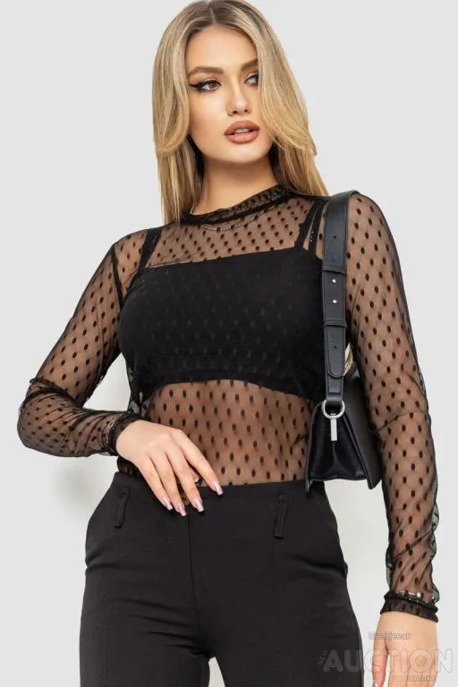 Боди, цвет черный, 115R0561-5 Ціна