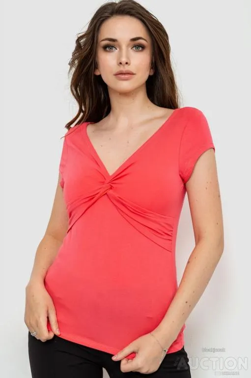 Футболка женская, цвет коралловый, 186R606 Ціна