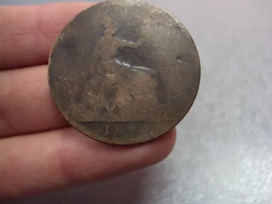 монета великобритания 1 пенни 1882 №8627 Продаж