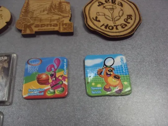 магнитики магниты на холодильник хотин карпаты детские лот 10 шт №11033 Продаж