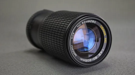 Об&#039;єктив телеобъектив Osawa MC 1:4.5 80-205mm Macro ф52mm с байонетом Olympus OM Japan Вживане Ціна