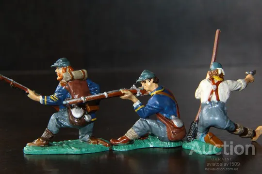 пехотинцы США Classic Toy Soldiers 54-60мм цветные Інтернет-аукціон