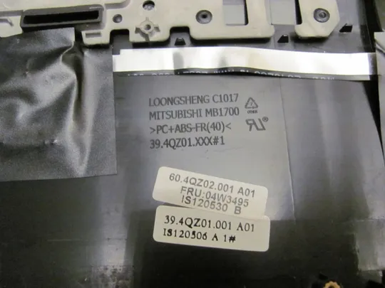 537-5 Кришка панель палмрест тачпад 60.4QZ02.001 04W3495 для LENOVO T430s T430Si оригінал З аукціону