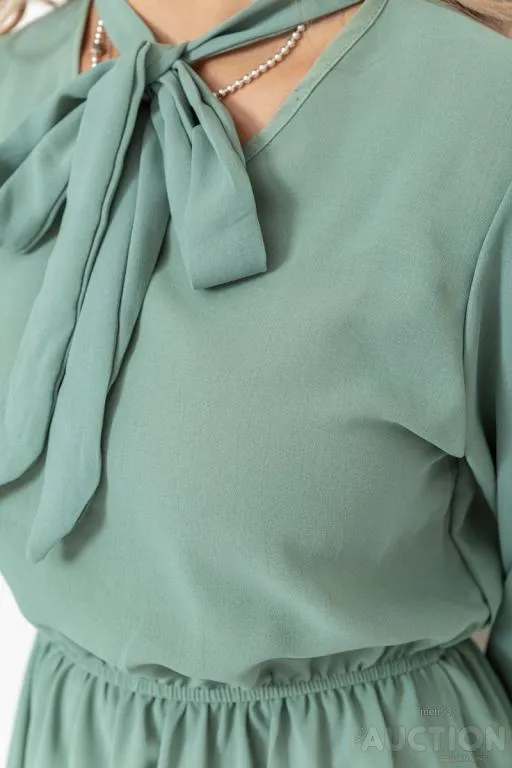 Платье нарядное, цвет оливковый, 204R601 Де купити