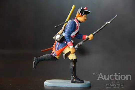 американец пруссак СТРЕЛОК-мушкетер PREISER ELASTOLIN 70мм ФРГ №541136 Продаж