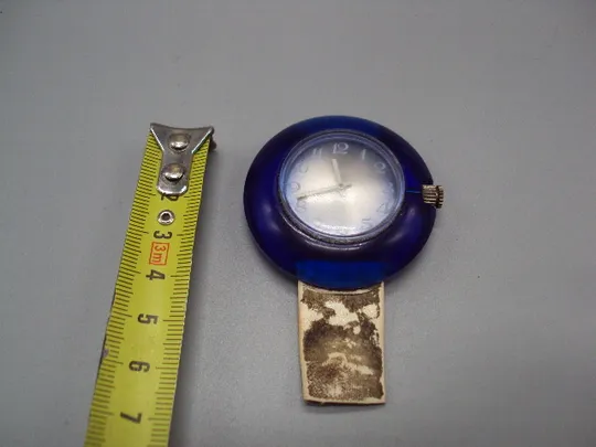 Наручные часы Ruhla Рухла круглые пластик диаметр 4,8 см не на ходу №15473 З аукціону