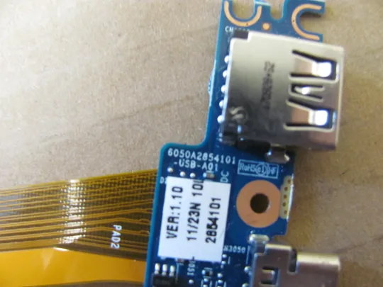 номер1005-3 плата VGA USB 6050A2854101 6050A2835701  6050A2898001 зі шлейфом 6035B0128401 для HP Elitebook 850 G3  850 G4 оригінал Продаж