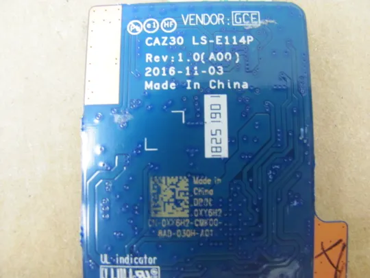 646-12 плата 0XY6H2 CAZ30  LS-E114P для Dell Latitude 5580 5590 E5580 E5590 E5591 оригінал З аукціону