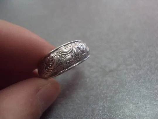 кольцо женское ажурное серебро 925" ссср 2,68 г 18 размер №15077 Інтернет-аукціон