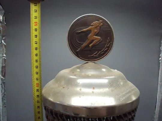 Переходящий приз команде победительнице по Футболу Спартакиады школьников кубок высота 51,5см №14232 Продаж