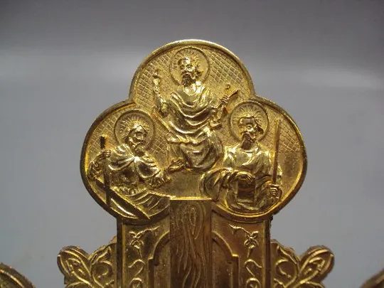 Крест Иерусалим распятие металл вес 614 грамм размер 27,8 х 20,3 см №13889 Недорого