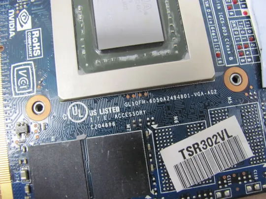 676-24 відеокарта 6050A2494801 NVIDIA N13E-GS1-LP-A1 GTX 670m 3GB для Toshiba Qosmio X870 X875  оригінал З аукціону