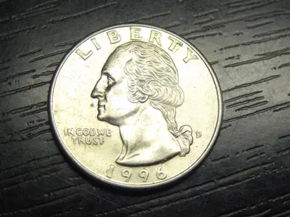 фото, 25 центів 1996 D США