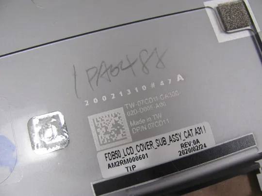 754-4 кришка матриці 07CD11 AM2RM000601 для DELL Latitude E9510 9510 2 in 1 оригінал Торговий майданчик