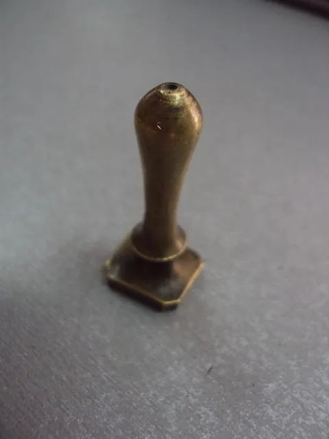 Печатка печать бронза аббревиатура в готическом стиле готика длина 4 см №11740 Де купити